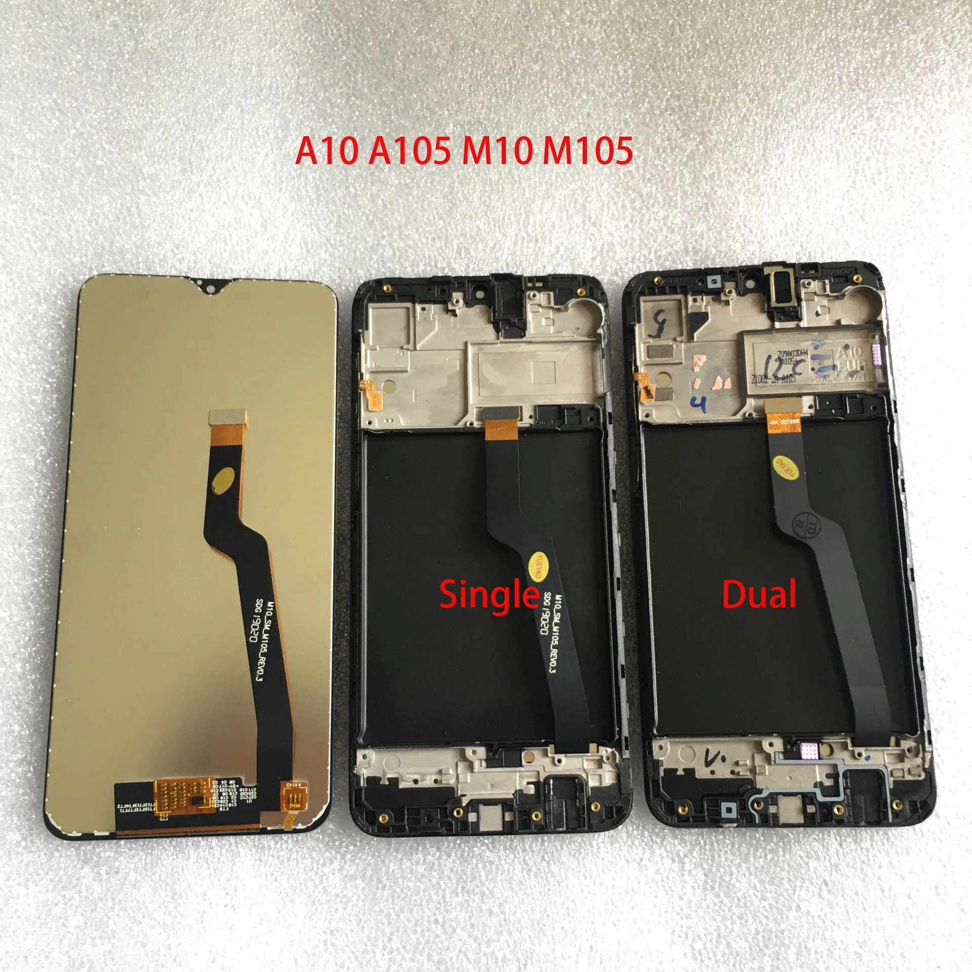 Для Samsung Galaxy A10 lcd A105 A105F SM 2019 ЖК дигитайзер в сборе с рамкой a10 дисплей запасные