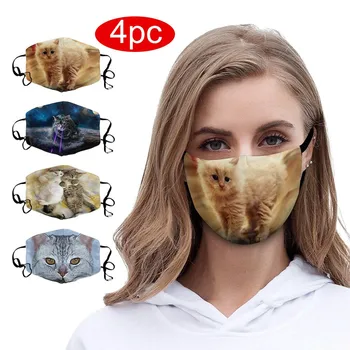 

Adult Halloween Print Running Windproof Anti-spitting Protective Washable Mask breathable maske cover mascarillas Face Mask