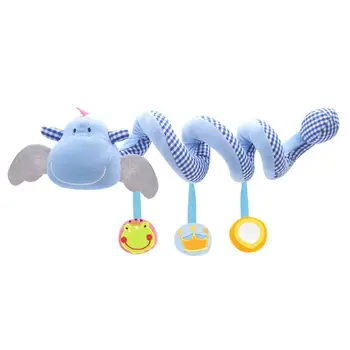 

Baby Infant Stroller Bed Crib Hanging Plush Spiral Toy Little Flying Dragon Patt R7RB