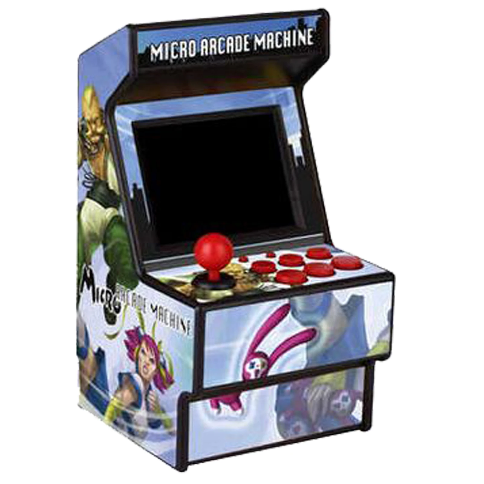 156 Games for Sega Megadrive Retro Mini Arcade Game Console with 2.8 Inch Colorful Display Rechargeable Battery AV output to TV 