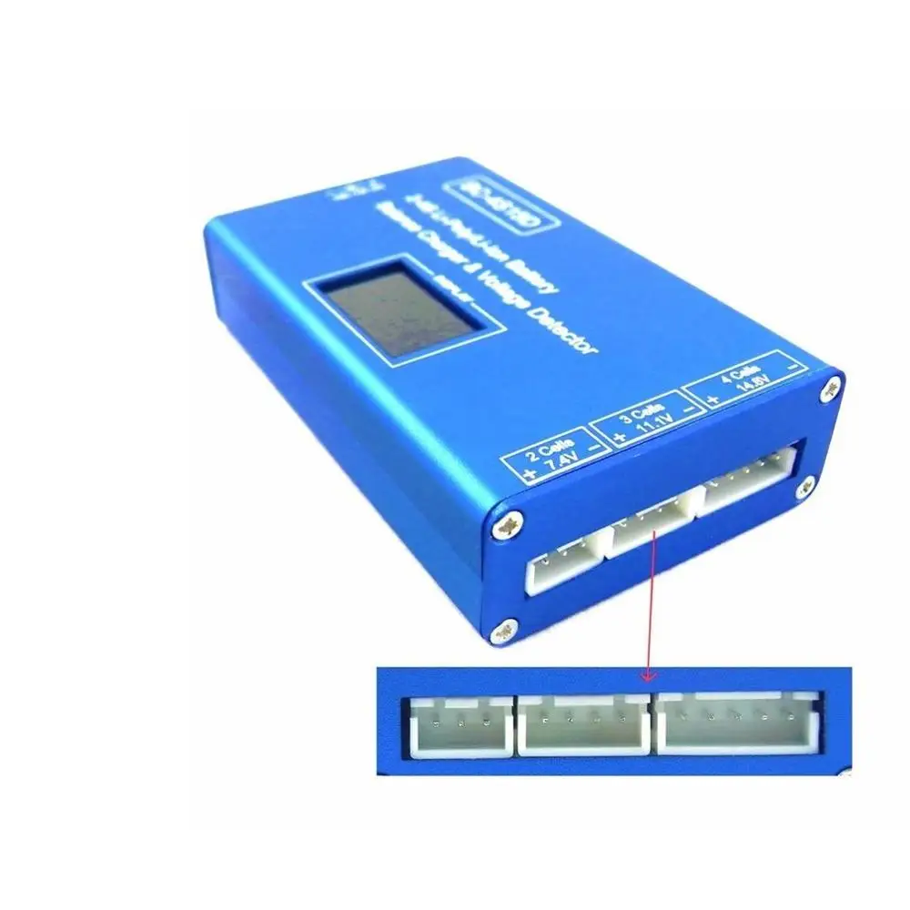 BC-4S15D Battery Lithium Lipo Balance Charger Voltage Detector LCD Digital Display Balance Charger for 2S 3S 4S RC Battery