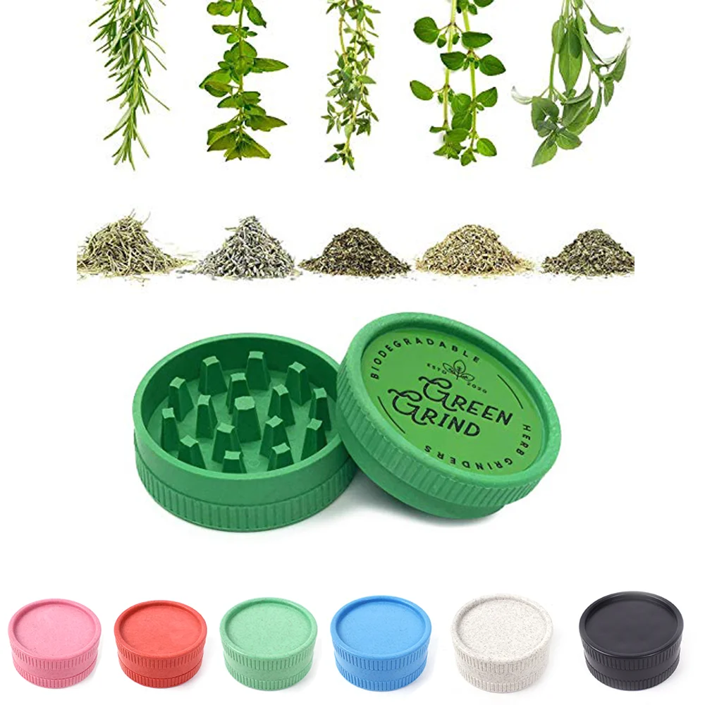Экологичная биоразлагаемая 2-х дюймовая розовая измельчитель для трав марихуаны