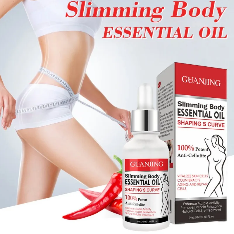 Массажное масло для похудения потери веса жиросжигатель тонких ног и талии