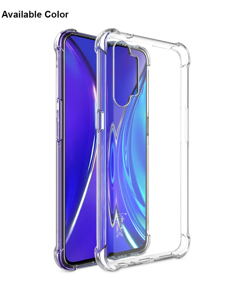 Высококачественный защитный чехол для OPPO Realme XT Realme x2 чехол IMAK плотный чехол с защитой от падения защита, подушка безопасности Чехол из мягкого ТПУ для OPPO Realme XT