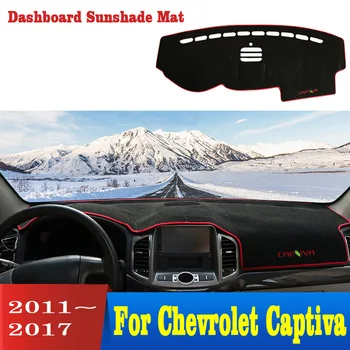 

For Chevrolet Captiva 2011-2014 2015 2016 2017 Left Hand Drive Car Dashboard Covers Mat Shade Cushion Pad Carpets Accessories