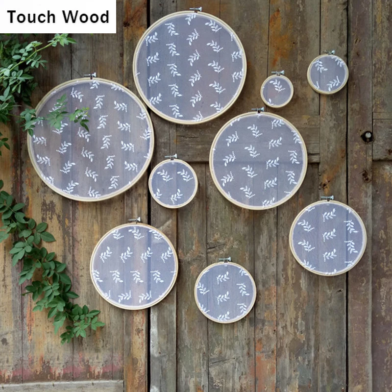 

Handmade White Lace Accessory Decoration Nature Bamboo Cases Jewellry Display Earring holder