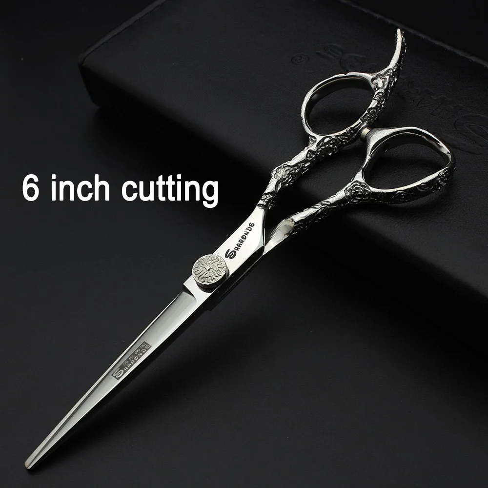 6/7 inch Japan440c Steel Professional Barber Scissors Hair Design Tool  Barber Scissors Hairstylist Hairdressing Scissors Salon - AliExpress 66