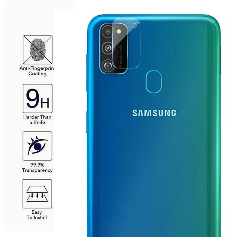 2 шт. защита для задней панели для samsung Galaxy M30S объектив камеры Защитная пленка для Galaxy A10S A50S A10 A20 A30 A50 A70 закаленное стекло