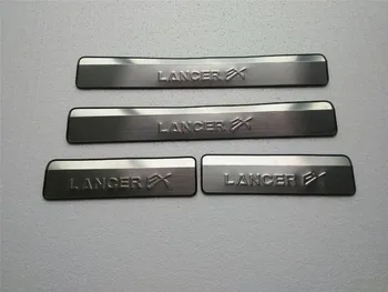 

for 2010-2015 Mitsubishi Lancer/Lancer X/Lancer Evo stainless steel car Scuff Plate/Door Sill Door Sill Car styling
