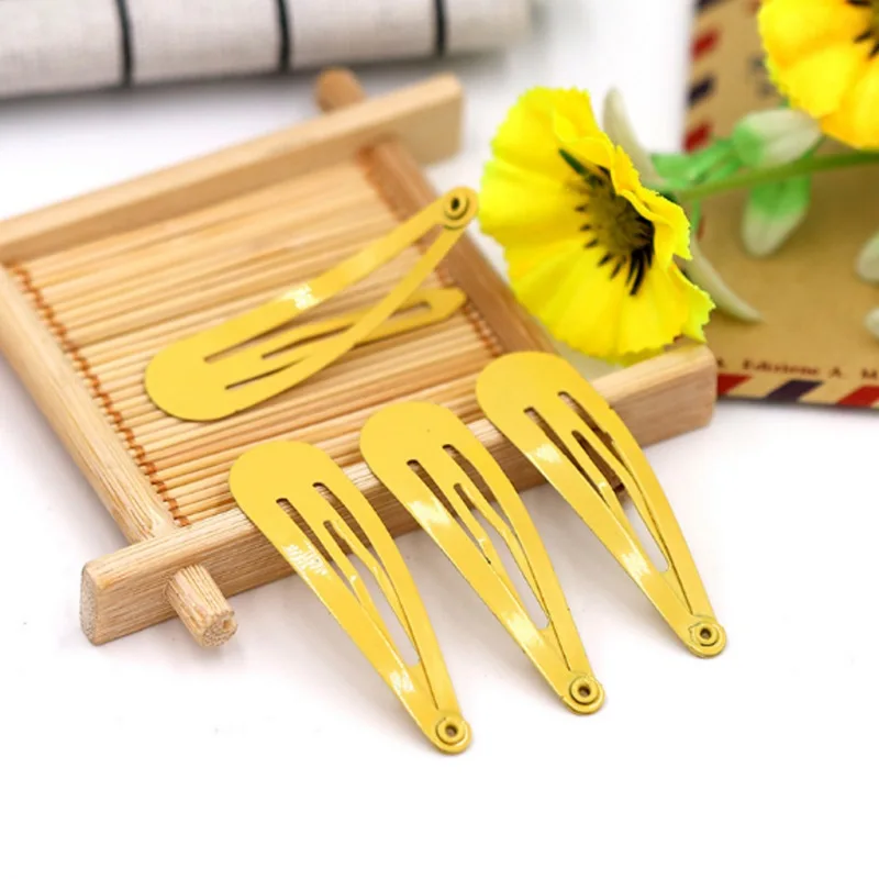 For Styling Teen Girl BB Hairpin Candy Colors Hair Clips Girls Hot Kid Girls Hair Clips Accessories Women Alloy Snap Hair Clips