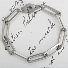 Модный индивидуальный простой Титановый стальной хип-хоп уличный тренд хип-хоп мужской и женский браслет