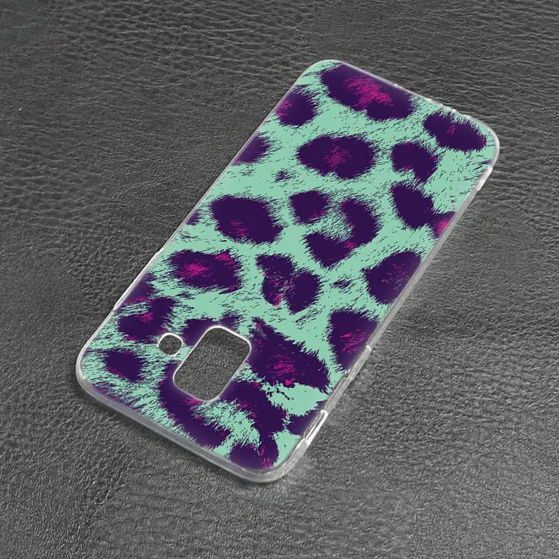 Роскошный силиконовый чехол с цветным леопардовым принтом для Samsung Galaxy A50 A70 A80 A40