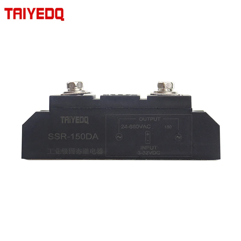 Módulo Ssr de Relé de Estado Sólido Entrada Monofásica Saída 332vdc 24680vac Industrial Ssr 60a 80a 100a 120a 150a 200a 300a 360a