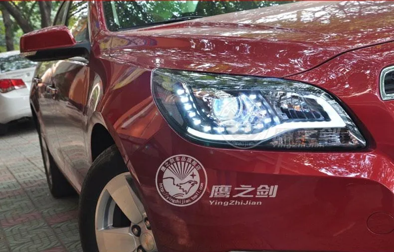 Автомобильный Стайлинг Головной фонарь чехол для Chevrolet фара Malibu s светодиодный фара Malibu DRL Объектив Двойной Луч Биксенон HID аксессуары