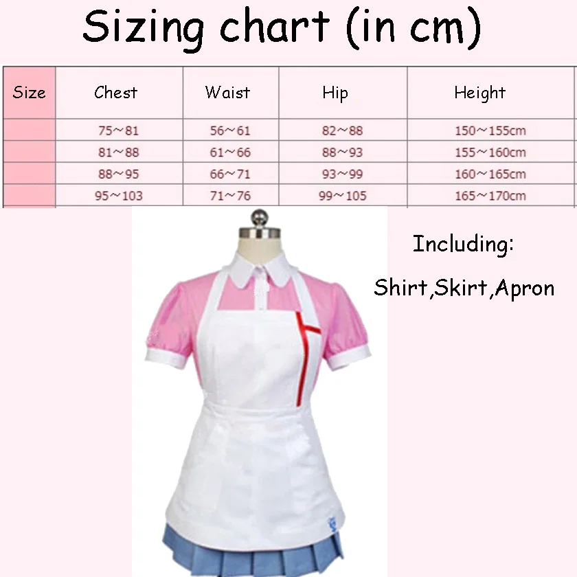 Dangan Ronpa Dangan Ronpa 2 Mikan Tsumiki Danganronpa Платье Аниме Косплей Костюм - Цвет: Dangan Ronpa