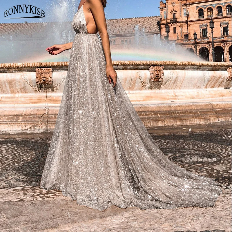 RONNYKISE сексуальное Сетчатое платье Vestidos Женская мода v-образный вырез Длинные платья без рукавов элегантное вечернее платье женские платья