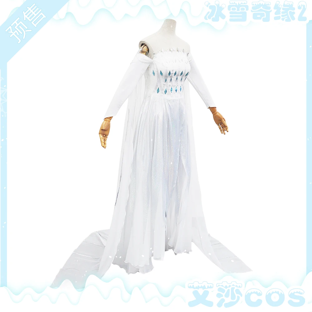 Белое платье Эльзы; маскарадные костюмы принцессы Эльзы; 2 стиля; дизайн; нарядное платье; парик; костюм на Хэллоуин для женщин