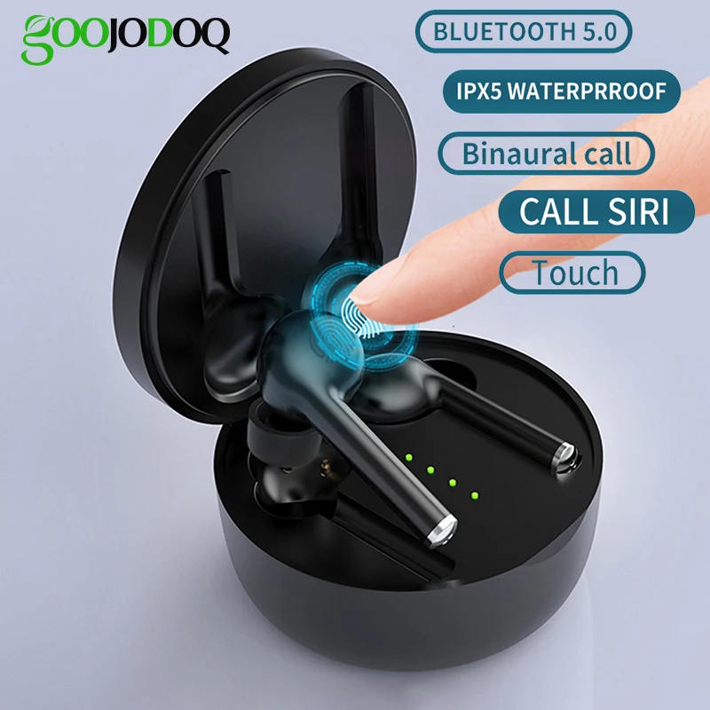 5 0 Bluetooth наушники TWS Беспроводные стерео с микрофоном в ухо спортивные