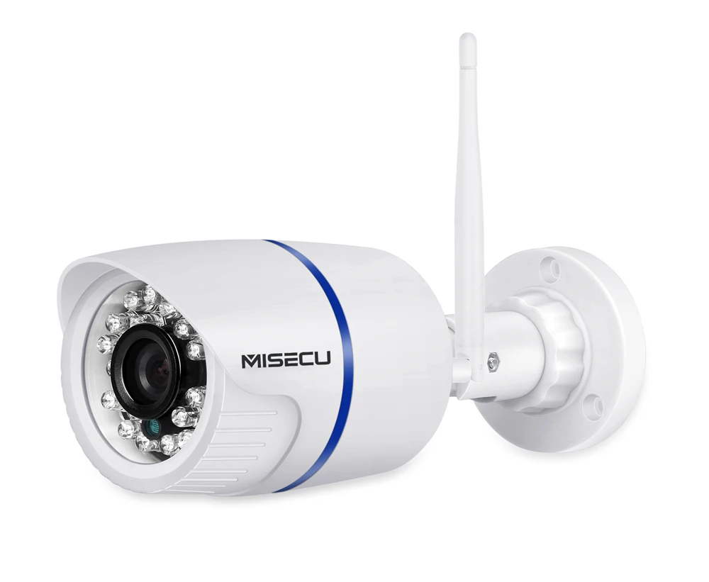 MISECU 1080P 720P Wifi IP камера SD карта Аудио беспроводная наружная Водонепроницаемая Камера Безопасности ONVIF P2P ночное видение Бесплатный адаптер