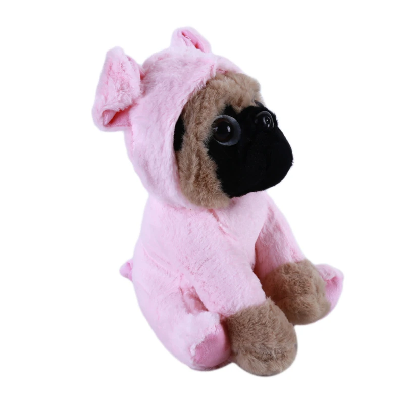 pink Kawaii Puppy мягкие игрушки милая имитация Собаки Плюшевые игрушки Мягкая кукла детские игрушки плюшевые животные подарок на день рождения Детские игрушки - Цвет: pink