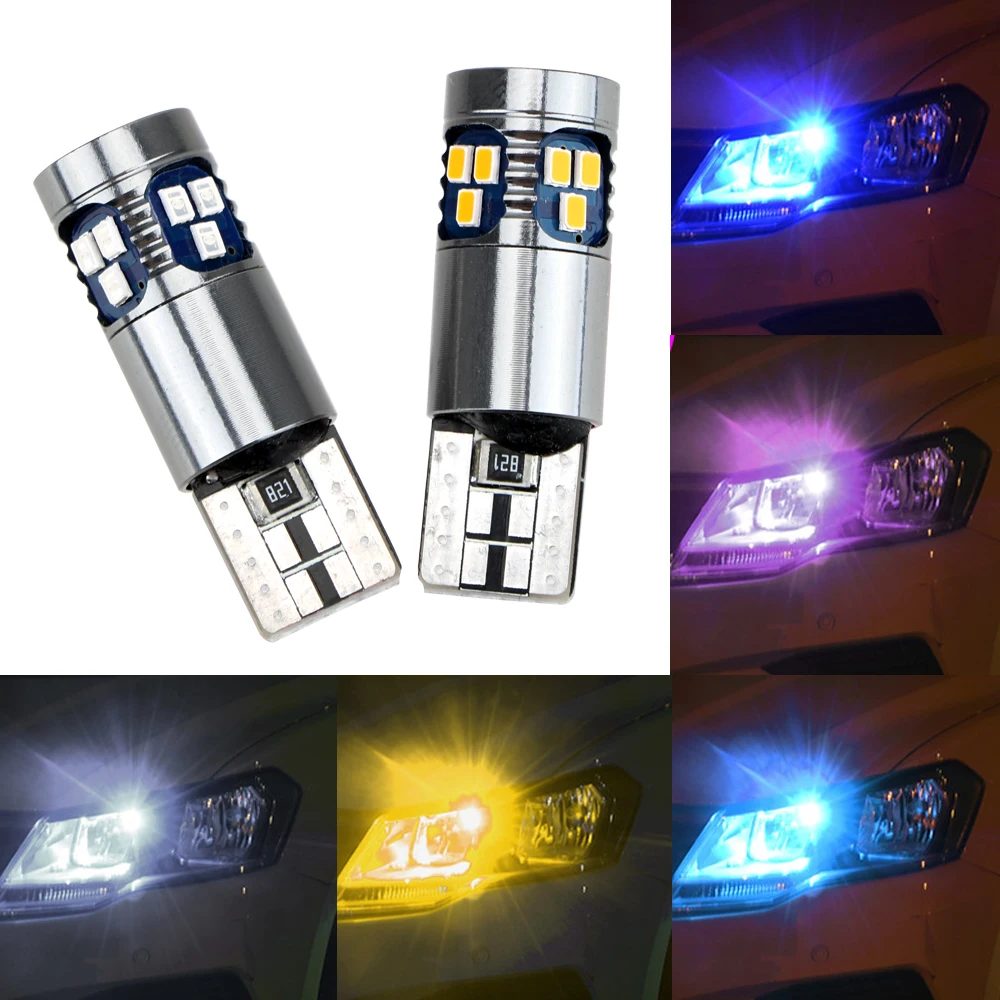 LEEPEE супер яркий 18 SMD сигнальная лампа Индикатор Интерьера светильник T10 W5W 3030 Авто