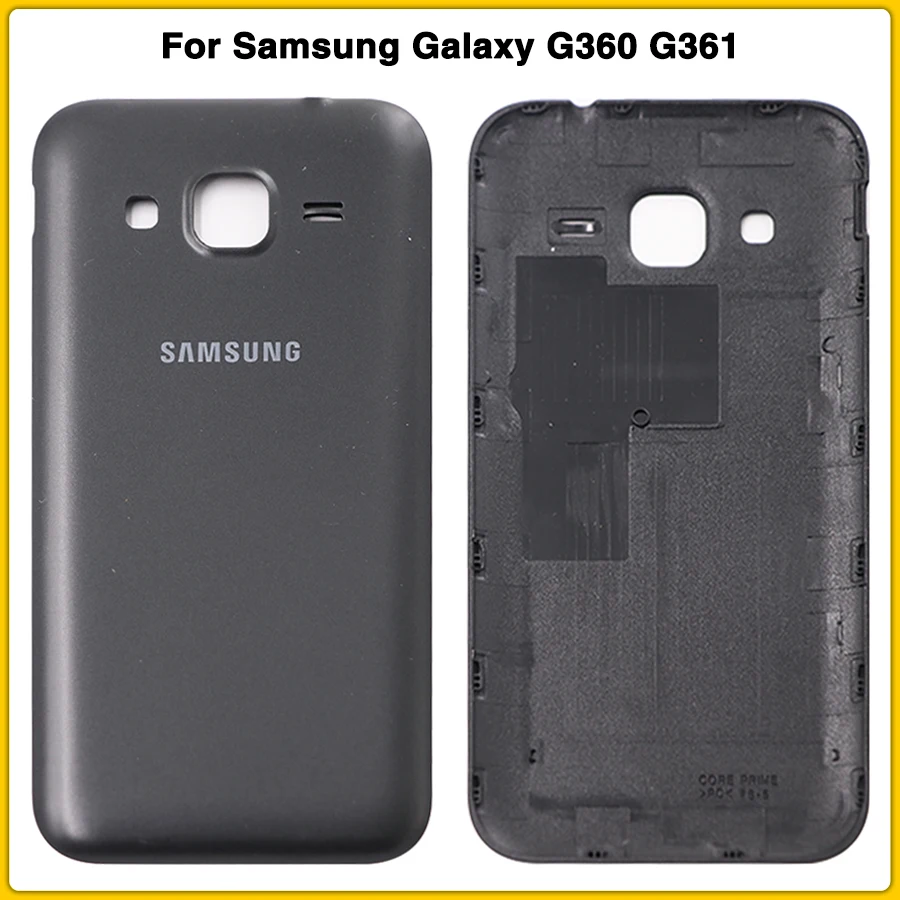 Чехол с полным корпусом для samsung Galaxy Core Prime G360 G360H G360F G361 G361F, задняя крышка для аккумулятора, средняя рамка