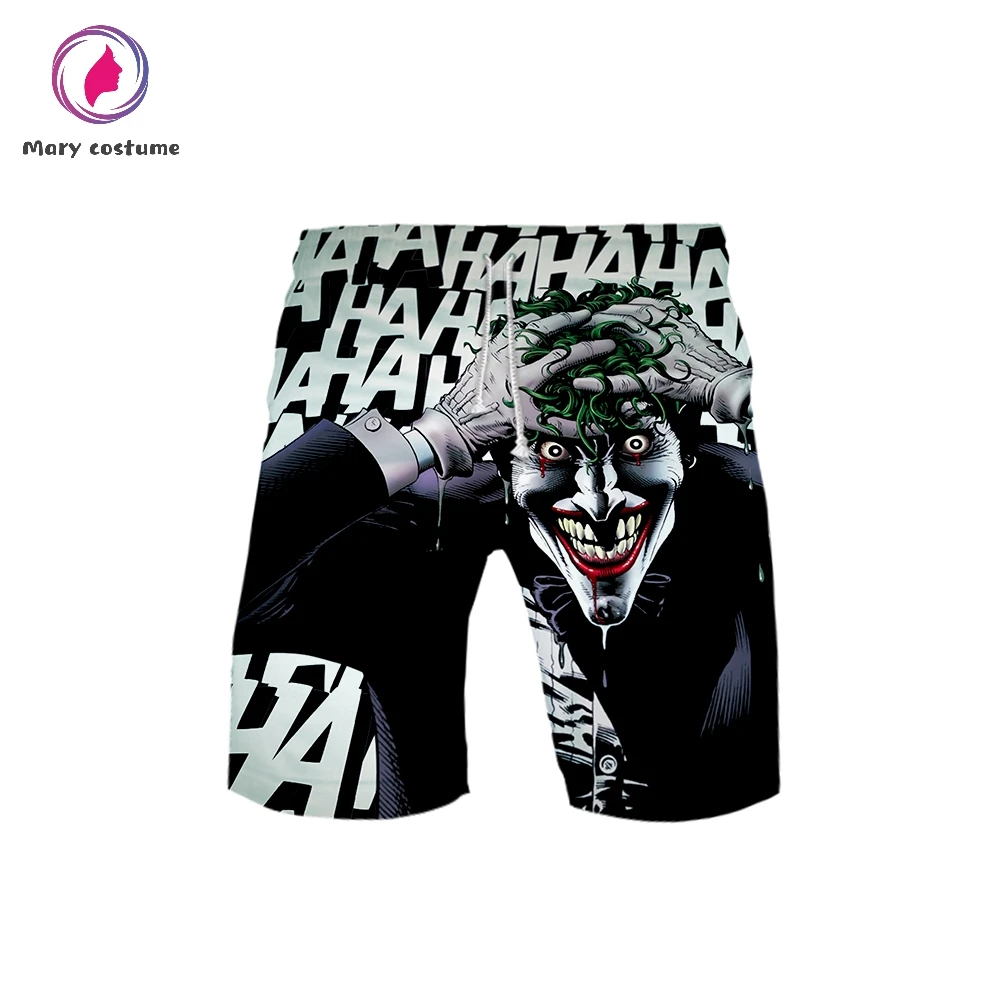 Шорты шутника летние мужские модные свободные шорты из полиэстера Kpop Популярные Харадзюку пляжные шорты