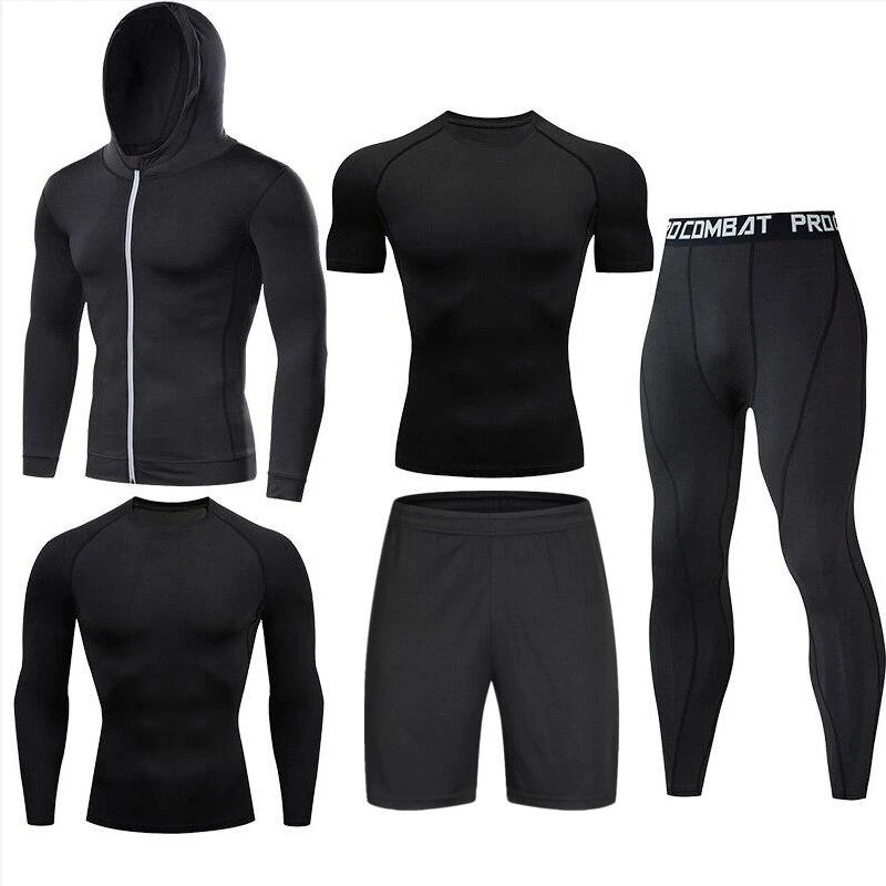 Ropa Deportiva de boxeo para hombre, ropa de entrenamiento físico trajes deportivos para entrenamiento, trotar, traje deportivo MMA|Camisetas de boxeo| - AliExpress