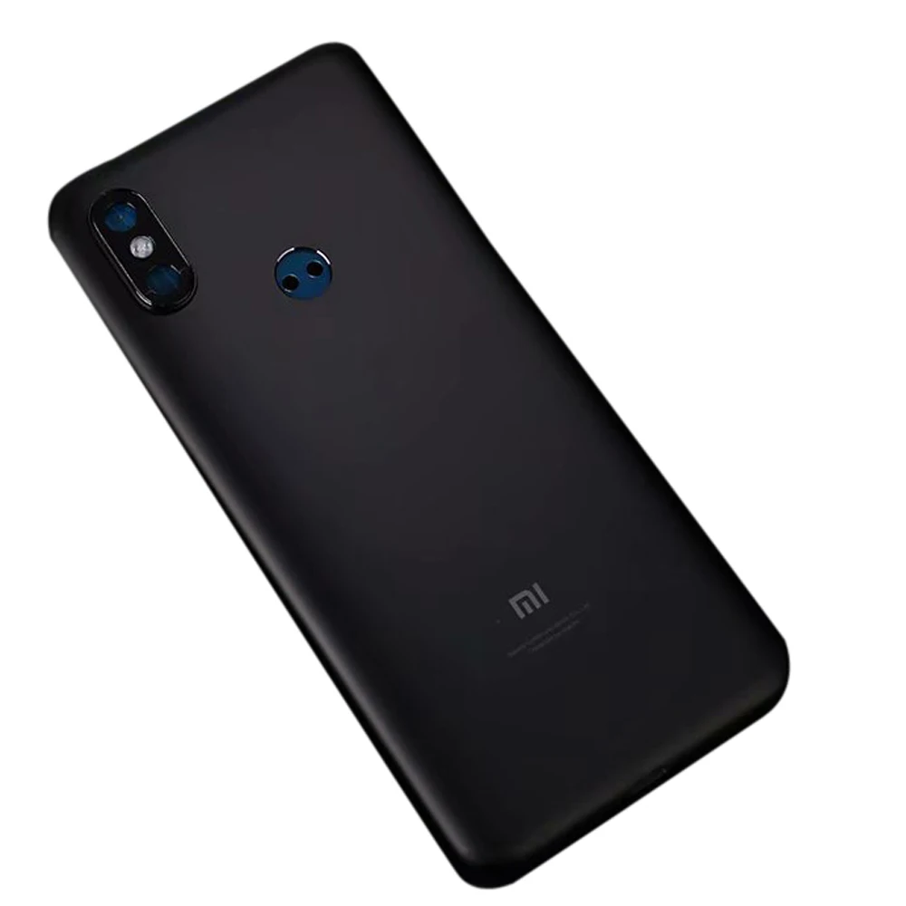 Корпус для Xiaomi mi A2 mi 6X батарея Дверь Металлическая задняя крышка телефон запасные части чехол с кнопочная панель