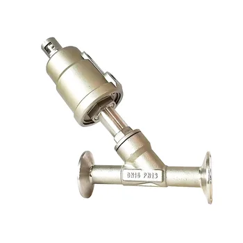 

1/2" sanitary tri-clamp angle seat valve stainless steel