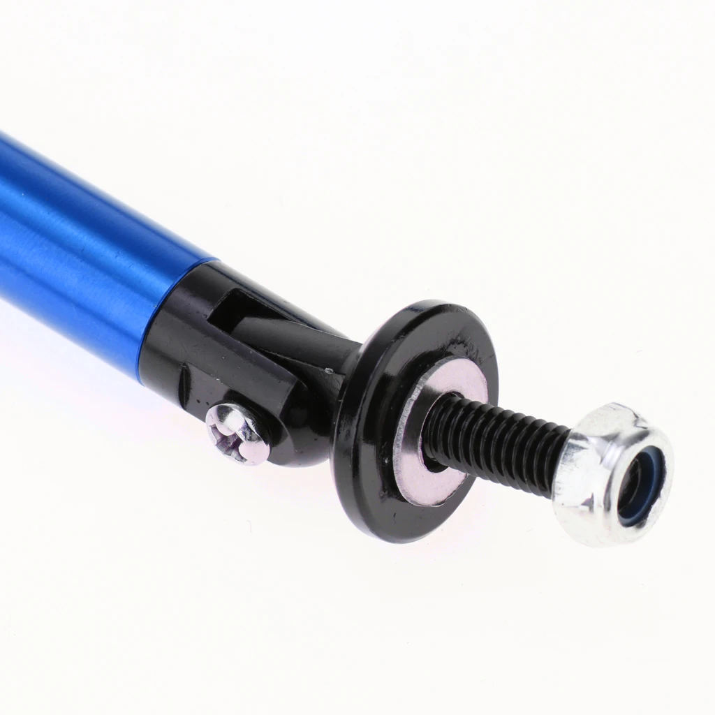 2 Pieces Univesal 150mm Chrome 6-8 Inch Adjustable Front/Rear Frame Bumper Lip Splitter Strut Rod Support Bar Dropship  