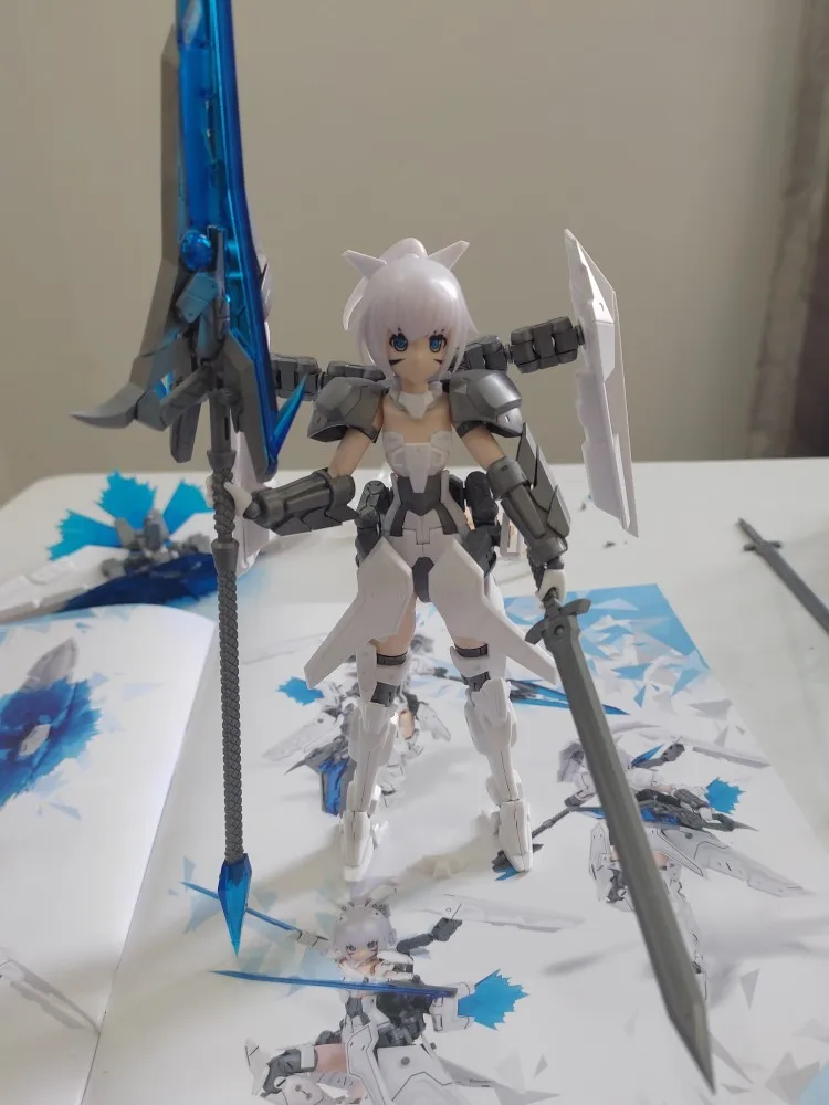 PA Pretty Armor Frame Arms Girl Fate stay night белый Близнецы ver.4 гуманоид собранная фигурка модель аниме игрушки фигурка