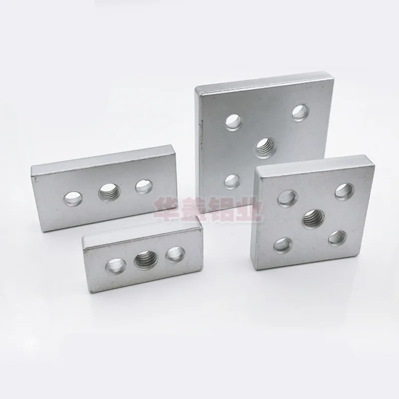 pecas placa de conexao perfil liga aluminio suporte ajuste pe rodizio 02