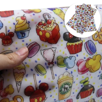 

David accessories 20*34cm Cartoon Design Multi-material Faux Leather Fabric Synthetic Leather Sheets for Patchwork DIY ,1Yc9134