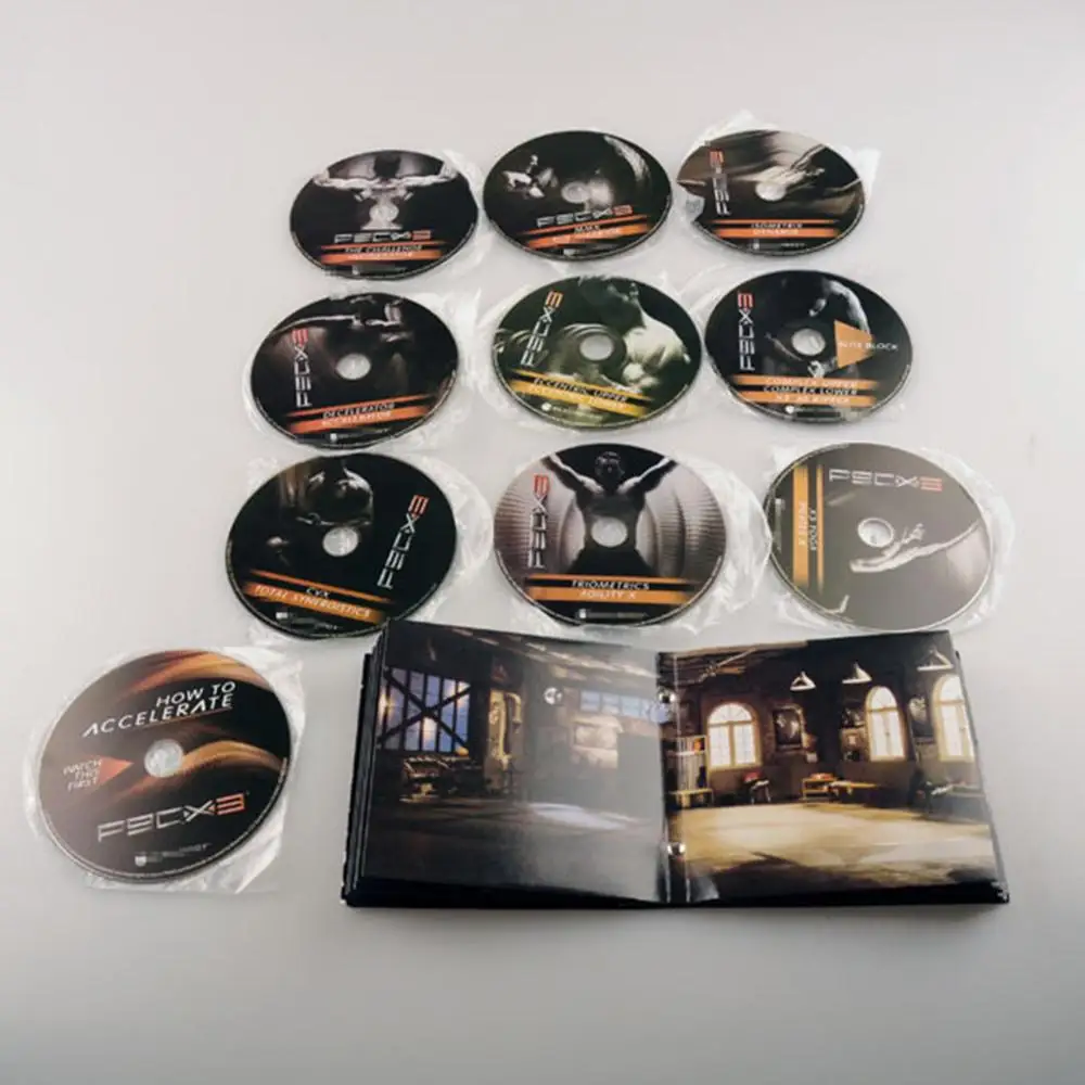 New Listingp90x P90x P90x3 Extreme Home Fitness Routines Cardio Intervals Complete Workout 10 Dvd S Dvd Vcd Player Aliexpress
