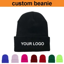 Шапочки под заказ с собственным логотипом шапка с вышивкой логотипа Сделайте ваш дизайн для детей и взрослых на заказ зимняя шапка с вашим логотипом