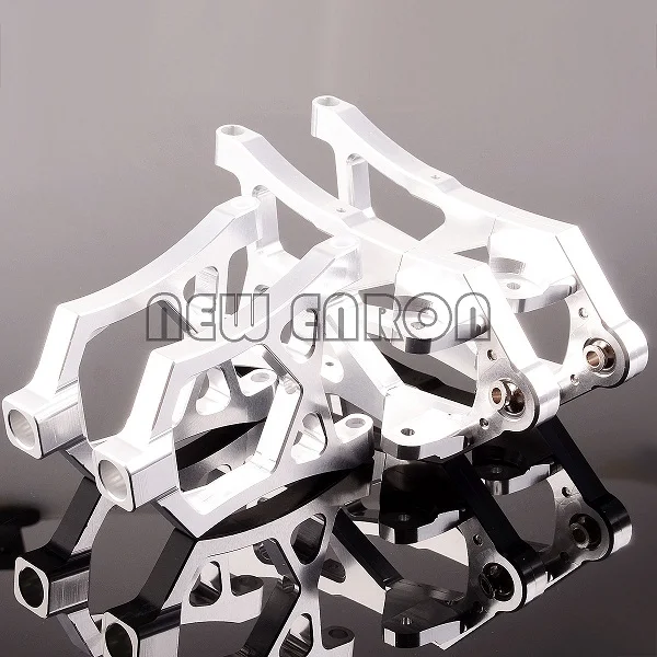 Алюминиевый Рычаг передний Подвески ENRON 85400 для RC 1/5 HPI Baja 5B SS двигатель Rovan King - Цвет: SILVER