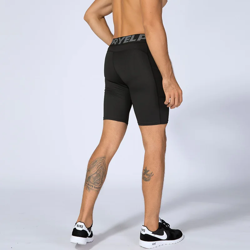 2024 Men Compression Short Running Tights Men's Quick Dry Gym Fitness Sport Leggings Running Shorts Male Underwear Sport Shorts 2
