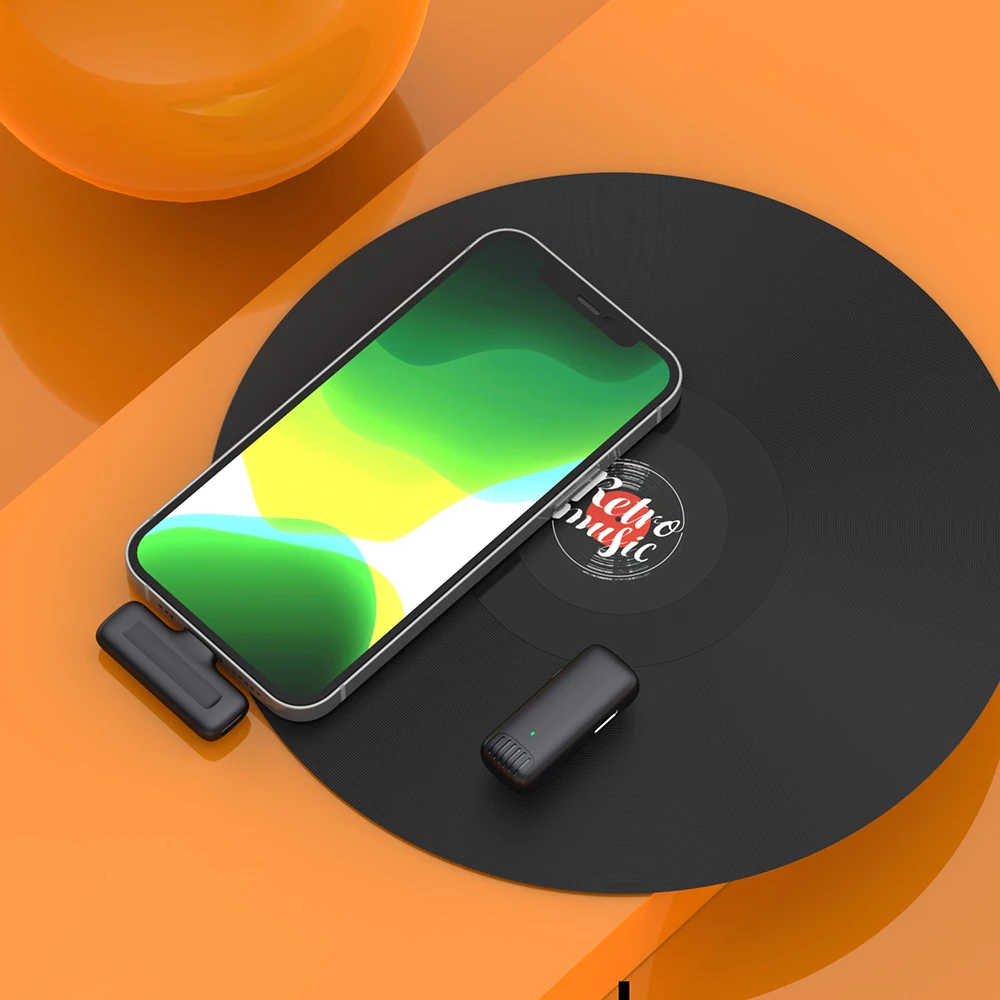Microfone sem Fio para Ios Youtuber ao Vivo Cancelamento de Ruído de Vídeo com Case de Carregamento Snziyag Mini Android Telefone Tiktok - Image 5