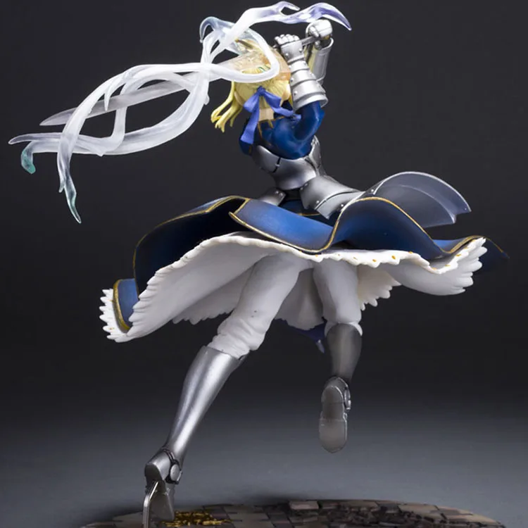 Аниме Fate Stay Night Saber Lily Excalibur ПВХ фигурка Модель Коллекционная фигурка игрушка Brinquedos 25 см B19