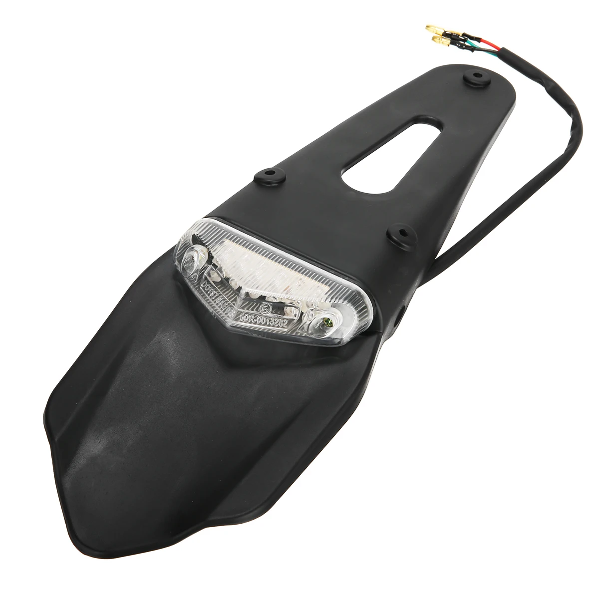12V Motorcycle LED Stop Rear Tail Light ABS Plastic Motor Fender Brake Signal Lamp for Enduro Trials Trailbikes XR400