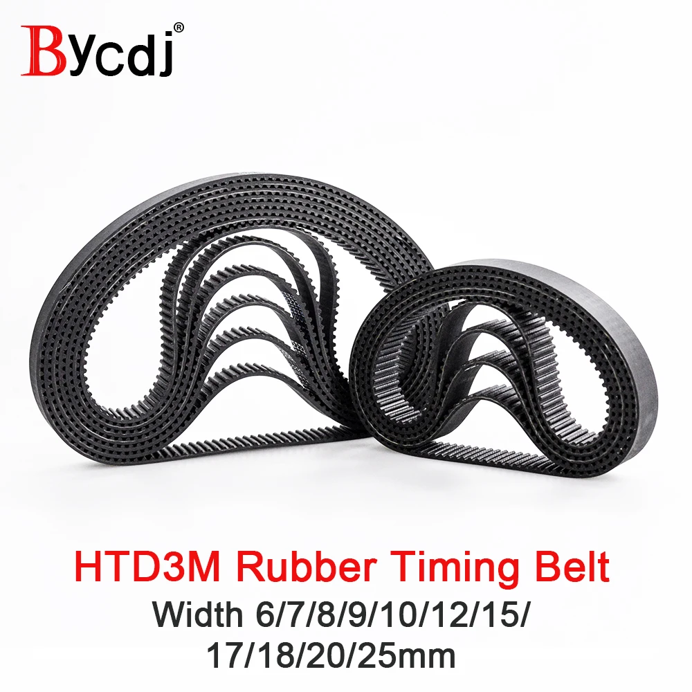 Htd 3m, Timing Belt, Closed-loop, 240mm 243mm 246mm 249mm 252mm Length, 80 Tooth