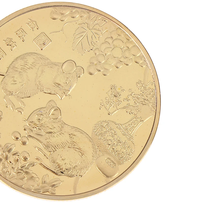 Новинка года, памятная монета в виде китайского зодиака, сувенир, вызов, коллекционные монеты, коллекция, художественное ремесло