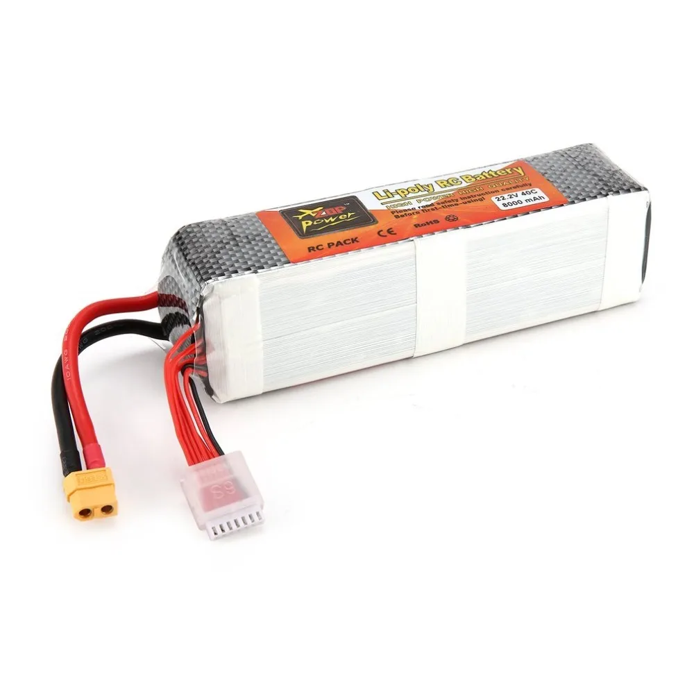 22,2 V 8000mAh 40C 4S 1P Lipo батарея T XT60 разъем Перезаряжаемый для RC гоночный Дрон Квадрокоптер вертолет автомобиль Лодка
