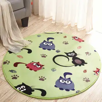 

Round Bathroom Carpet Round Anti-slip Floor Mat Fish Printed Bathroom Carpet Mat Toilet Rug Doormat Anti-slip Floor Carpet q