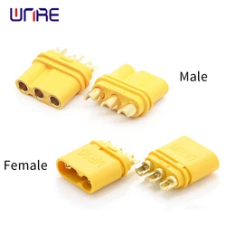 MR-30 Three Core Male and Female Bullet Connectors Plugs RC Lipo Battery
