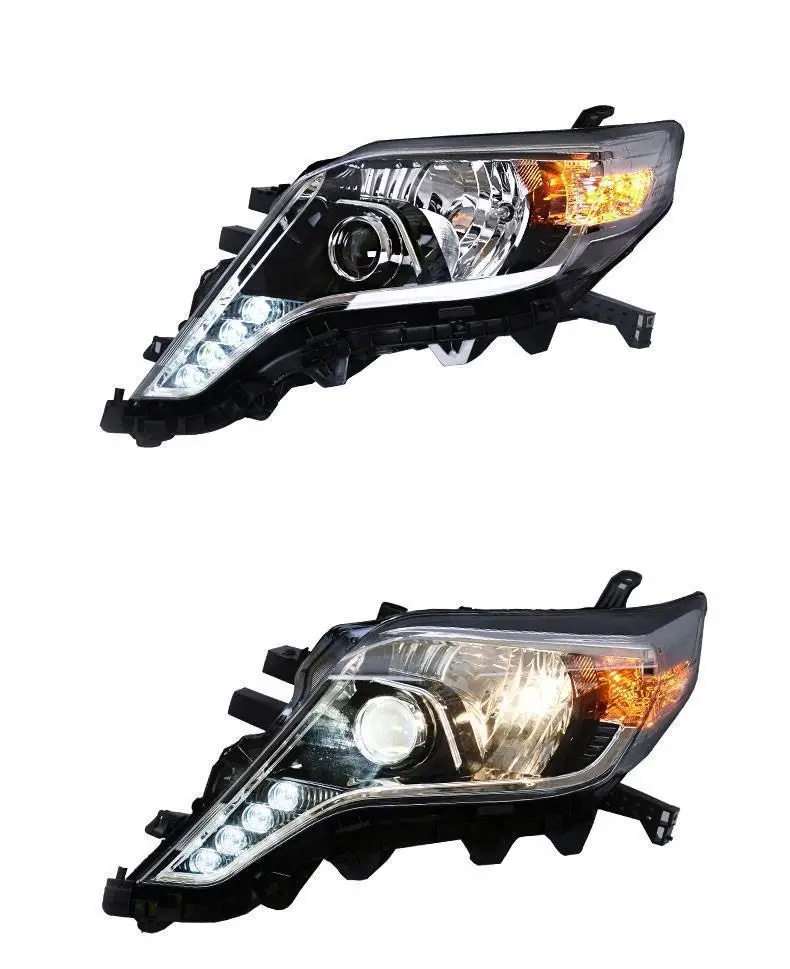 Запчасти Drl аксессуар Neblineros наружные Cob дневные ходовые огни Led Para Автомобильные фары в сборе для Toyota Prado