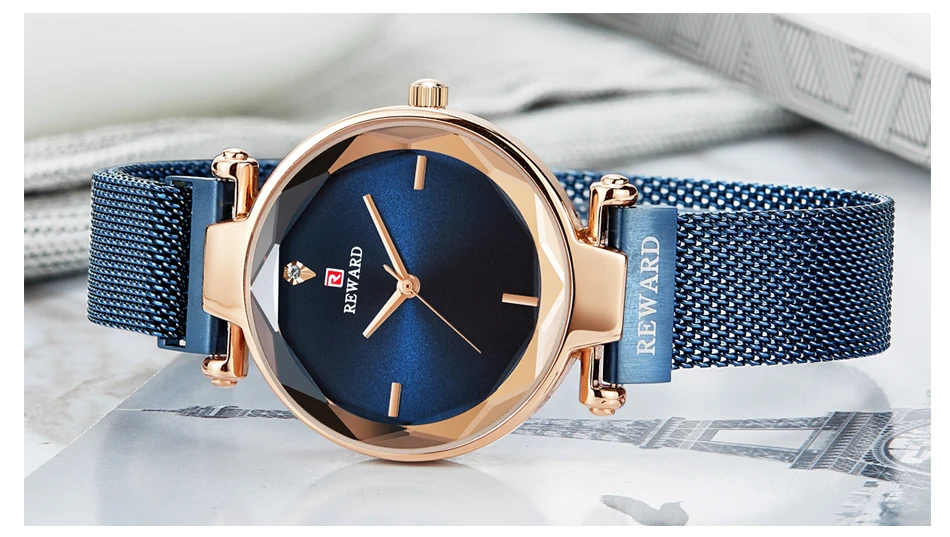 Наградные простые женские часы модные с магнитной пряжкой розовое золото кварцевые наручные часы женские водонепроницаемые часы для девушек Relogio Feminino