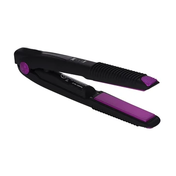 

2 in 1 Wireless Hair Straightening Iron Ceramic Curling Iron USB Rechargeable Hair Curler Black