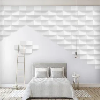 

Large 3D Wallpaper Mural Custom Nordic Geometric Three-dimensional Abstract Creative Emboss Background, wallpaper, mural